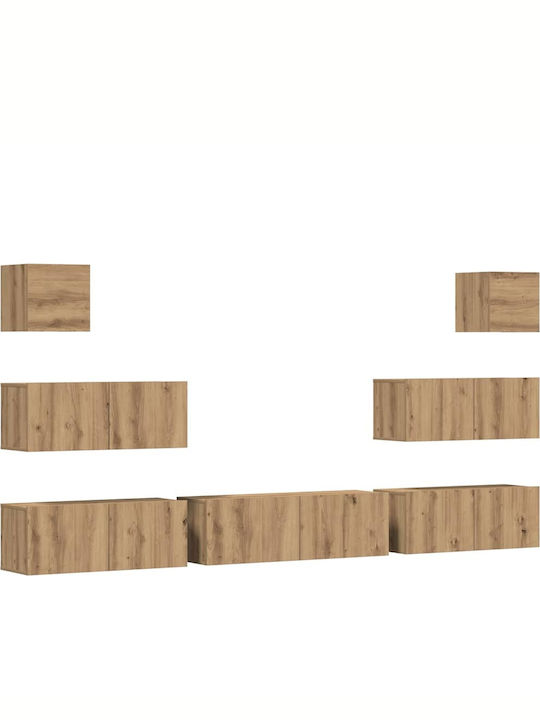 Wohnzimmer TV-Einheit Technical Oak