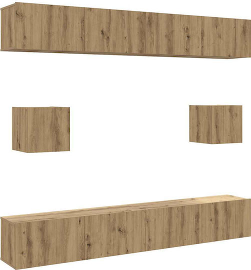 Unitate TV pentru sufragerie Technical Oak L100xÎ