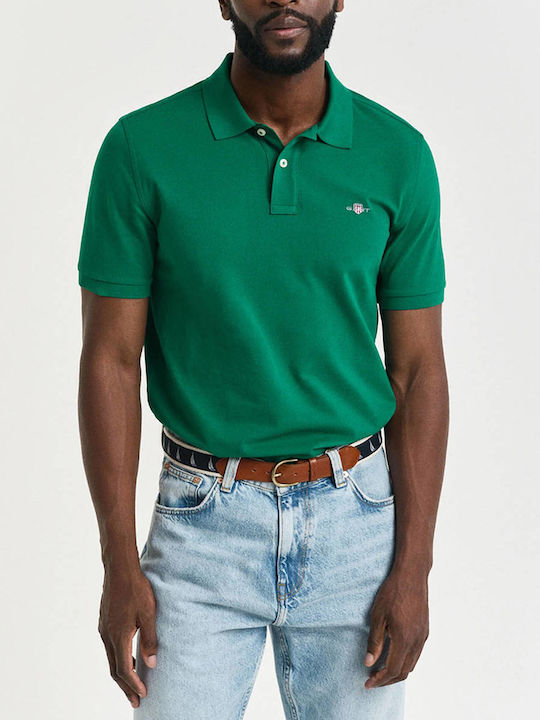 Polo Short Sleeve Blouse Deep Green