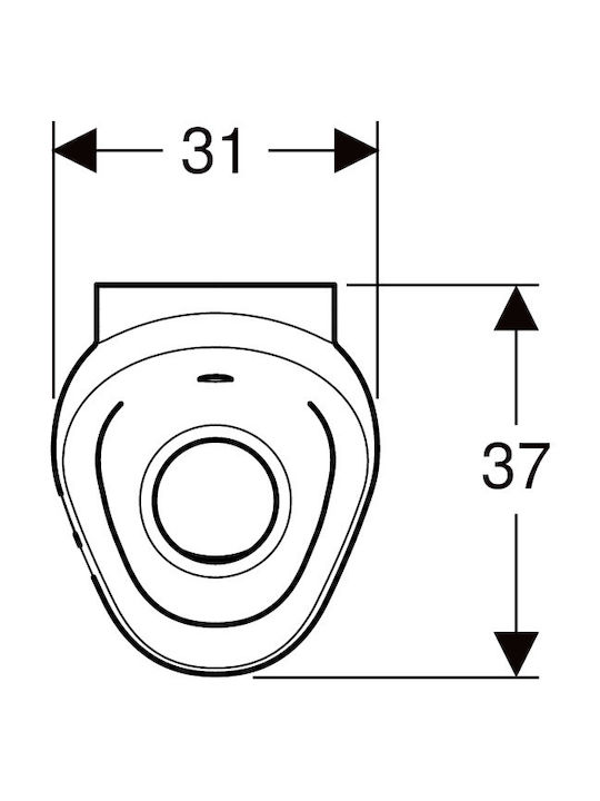 Geberit Preda Urinal White