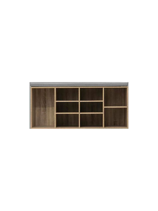 F-V Bench Entry Furniture with Shoe Rack & Bench 105x34x49cm