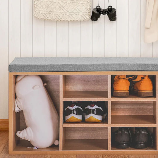 F-V Bench Eingangsmöbel mit Schuhschrank & Bank 105x34x49cm