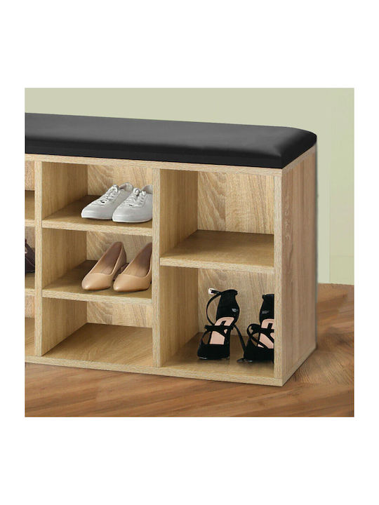 F-V Bench Entry Furniture with Shoe Rack & Bench 105x34x49cm