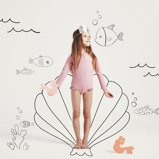 Παιδικό Παιχνίδι Σιλικόνης Μεζούρες Σετ 2 Mermaid Circus Sunny Life