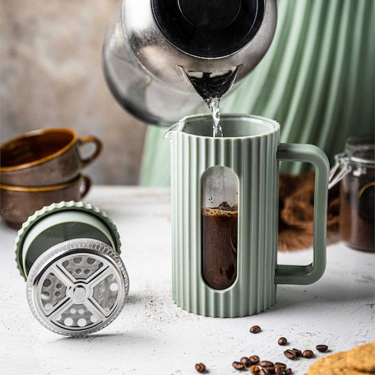 Klausberg Cafetieră cu Filtru Manual Din Plastic Verde 350ml