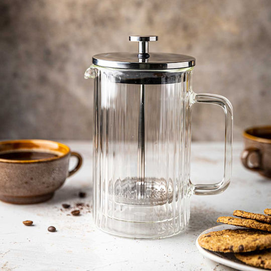Klausberg Cafetieră Cu Filtru Manual Din Oțel Inoxidabil Maro 600ml