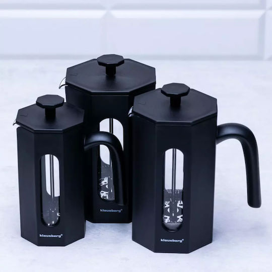 Klausberg Manual Filter Coffee Maker Stainless Steel Black 600ml