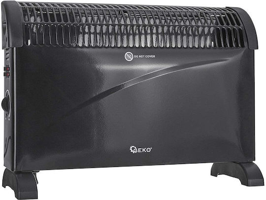 Geko Konvektorheizung Wand 2000W 53.5x38.5cm Schwarz