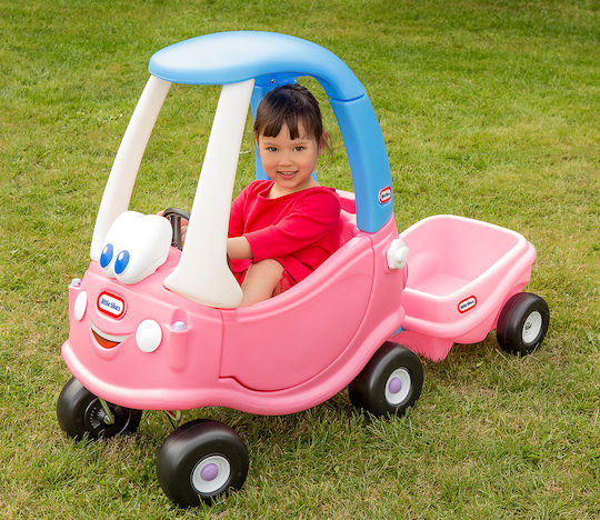Kids Trailer Princess Trolley Pink