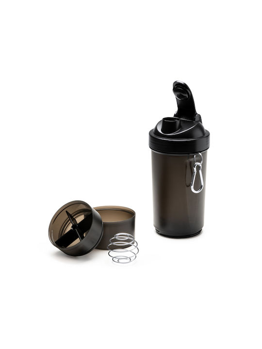 Shaker Protein 600ml Kunststoff Schwarz