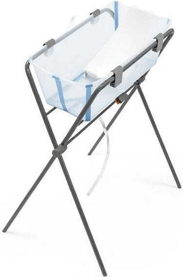 Stokke Cadă pliabilă pentru bebeluși Flexi Bath cu termometru Albastru