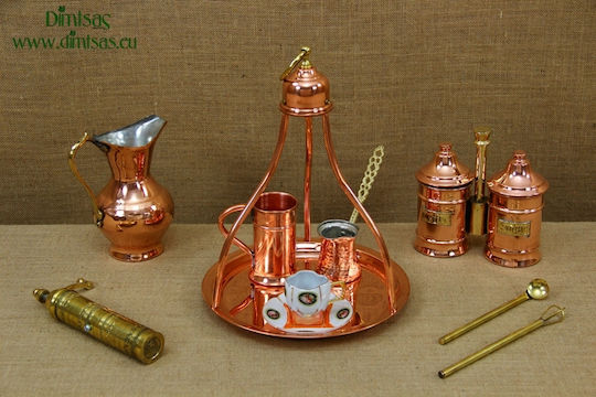 Coffee Pot Hot Sand Brewer Bronze Νο3 in Copper Color
