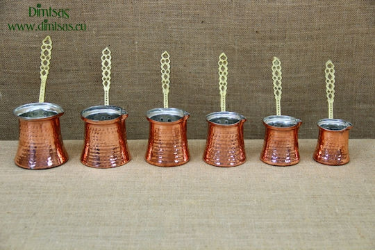 Sidirela Coffee Pot Hot Sand Brewer Copper Νο4 in Copper Color