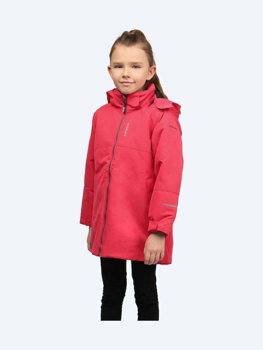 Kids' Casual Jacket Short with Hood Pink