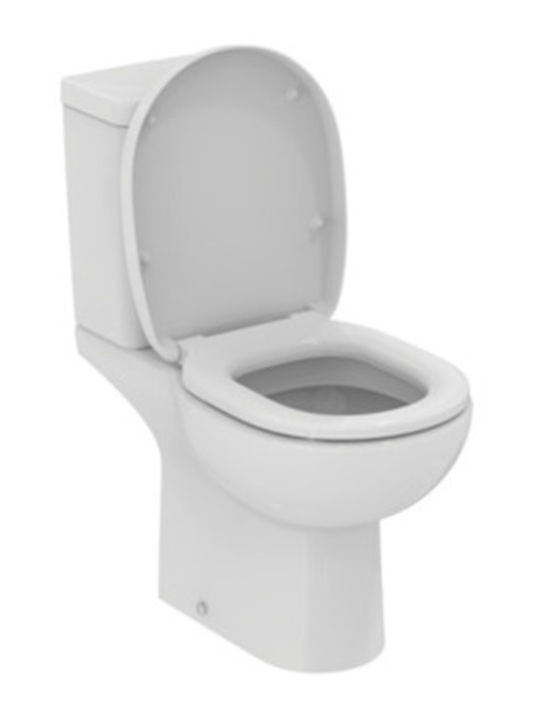 Ideal Standard Connect Classic Тоалетна, стояща на пода с тоалетна чиния Бяла