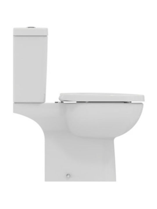 Ideal Standard Connect Classic Тоалетна, стояща на пода с тоалетна чиния Бяла