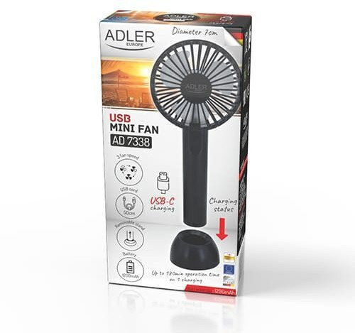 Adler Ανεμιστηράκι USB Κόκκινο AD 7338