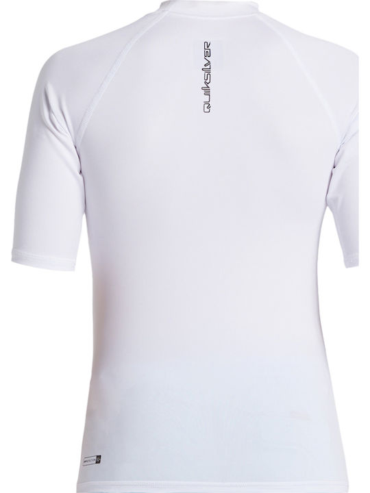 Quiksilver Everyday Παιδικό Μαγιό Μπλούζα Λευκή