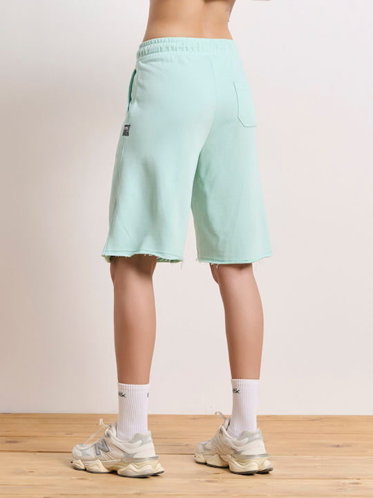 Women's Sporty Bermuda Shorts Turquoise