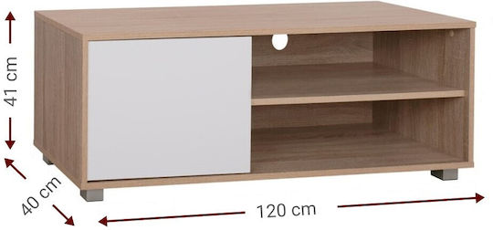 Έπιπλο Τηλεόρασης Fusiko Μ120xΠ40xΥ41cm