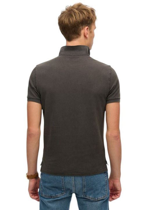 D2 Ovin Vint Polo T-Shirt Black