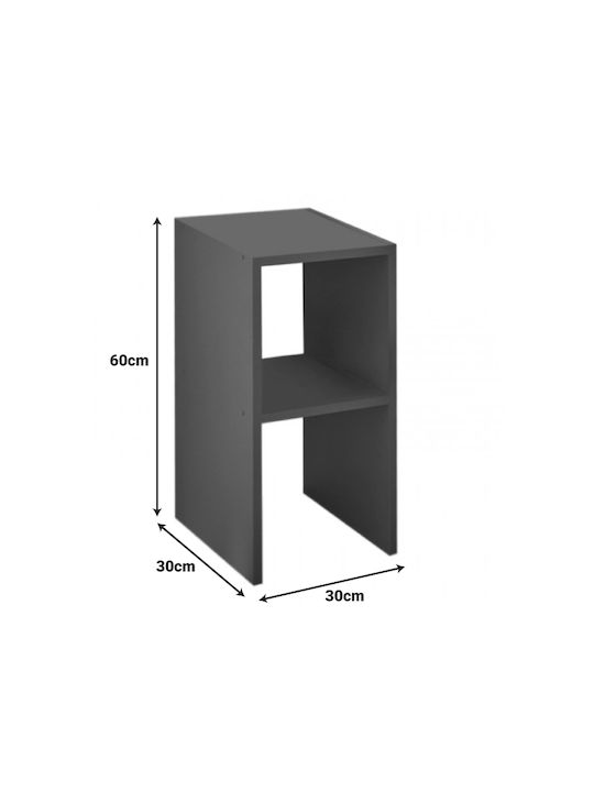 Комод Deseo Дървен Бял 30x30x60см