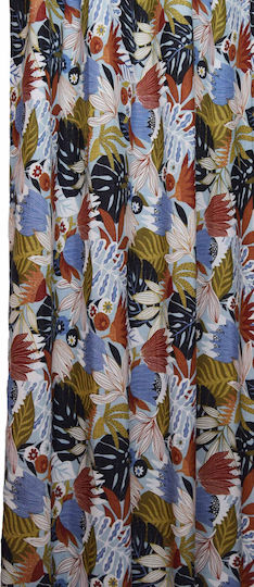 Decocraft Blue Pencil Pleat Curtain 140x270cm