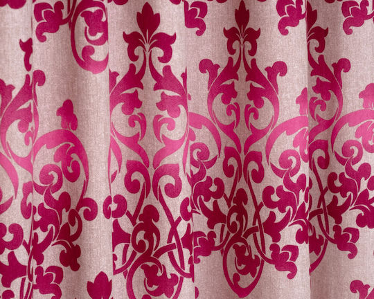 Viopros Lilac Pencil Pleat Curtain 140x270cm