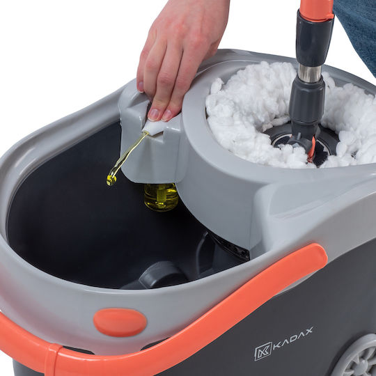 Kadax Drehbar Mopp mit Mikrofasern 36013