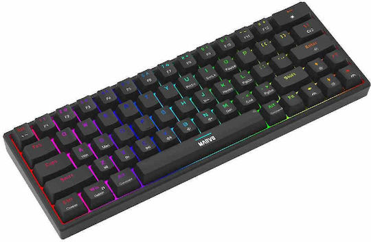 Marvo KG955 Shogo 63 Gaming Mechanical Keyboard 60% with Custom switches and RGB lighting (English US)