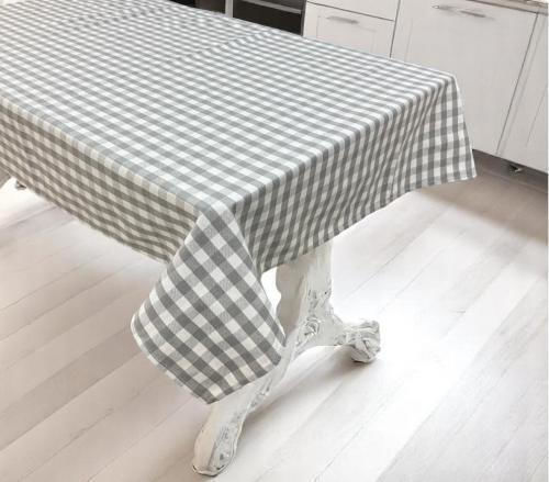 Linea Home Tischtuch Leinen Gray 150x220cm