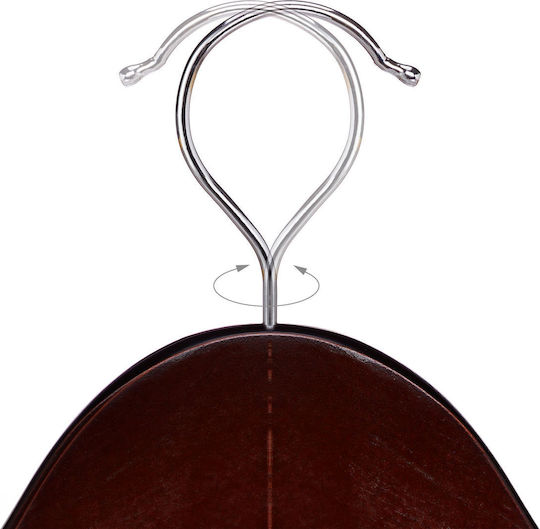 Relaxdays Clothes Hanger Brown 50pcs
