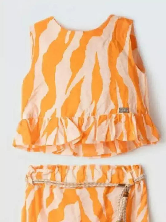 Kids' Set with Pants Summer 2pcs Orange