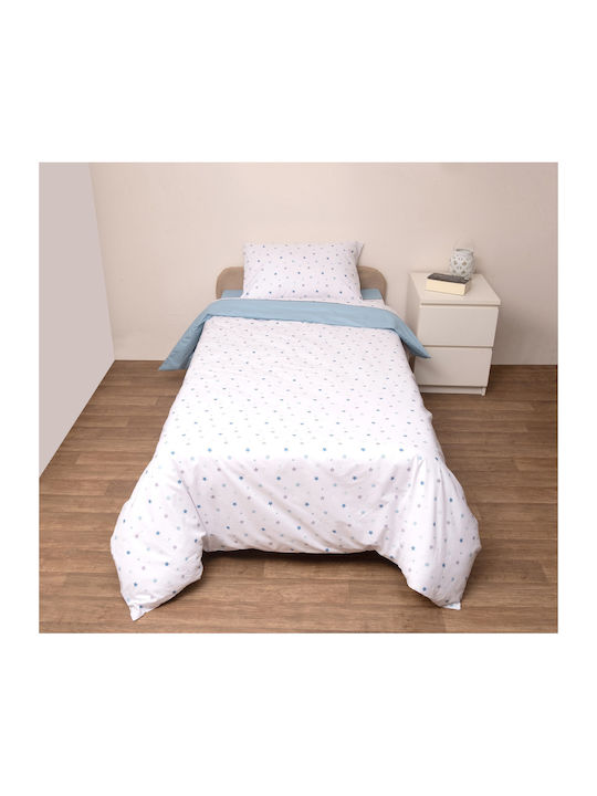 Viopros Duvet Cover Set Cotton Single with Pillowcase 160x240 Ciell