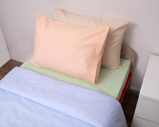 Viopros Pillowcase Set with Envelope Cover Beige 50x70cm.