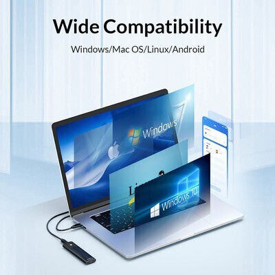 Orico Pwm2 Carcasă pentru unitate de hard disk M.2 SATA III cu conexiune SATA Tip-C