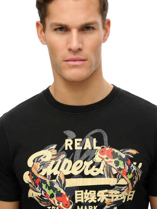 Tokyo T-shirt Μαύρο