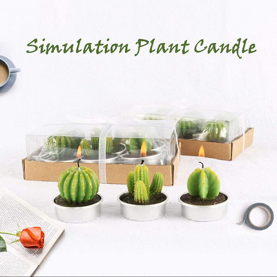 Tealights Aromatic in Green Color 6pcs