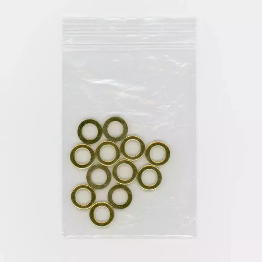 Verpackungstaschen Zipper Transparent 19x25cm Mit Loch 100Stück