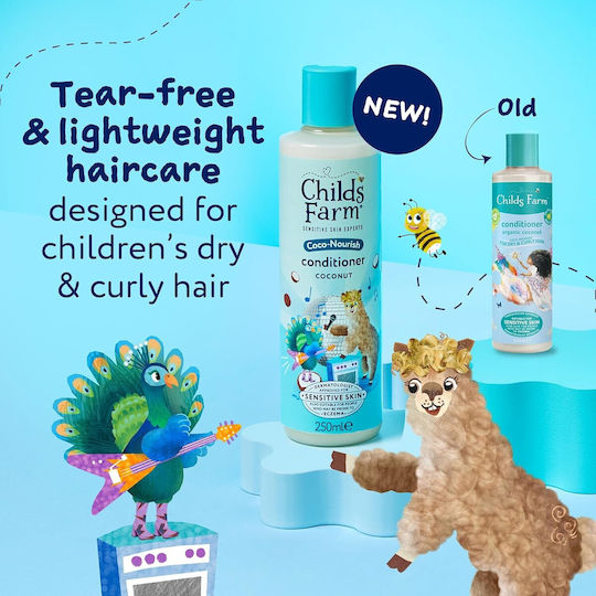 Childs Farm Παιδικό Conditioner με Καρύδα για Εύκολο Χτένισμα σε Μορφή Gel 250ml