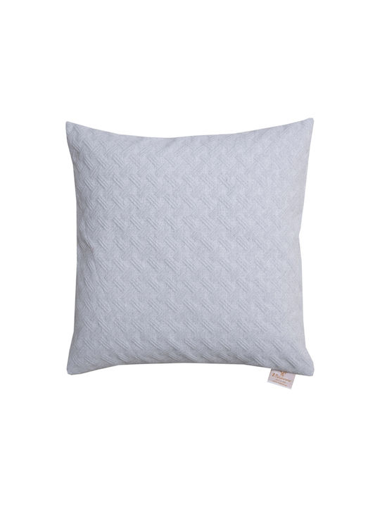Viopros Gray Decorative Pillow Case 43x43cm