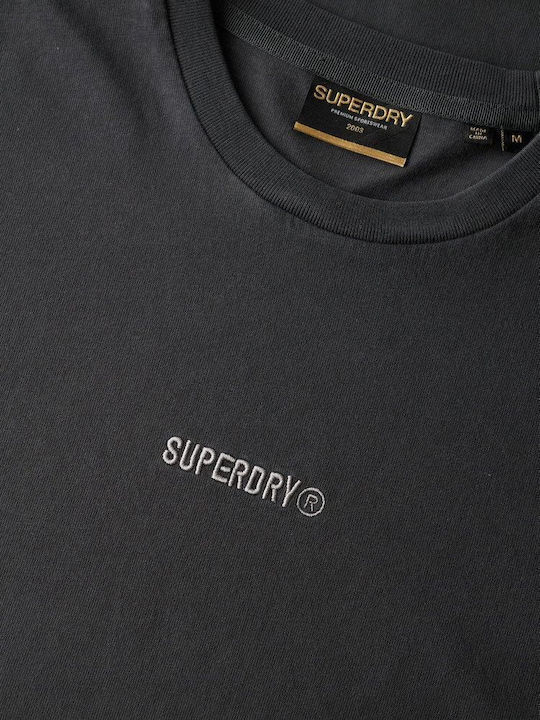 'micro Logo' T-shirt Washed Black