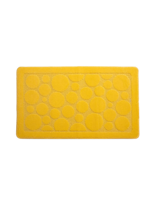 Viopros Бански килим Правоъгълена 692072 Жълт 60x100бр