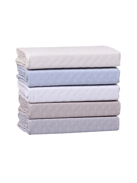 Viopros Blanket Cot White 110x155cm