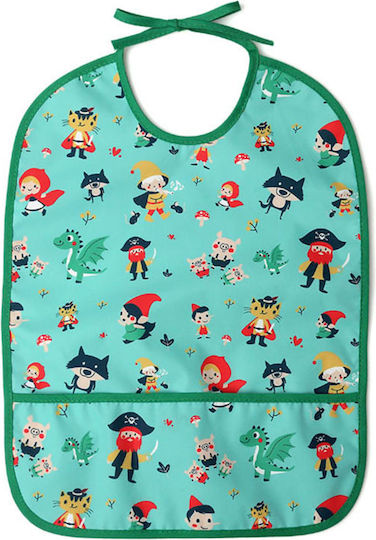 Kiokids Waterproof Bib Fabric with Lace Band & Pocket Mint for 4 m+