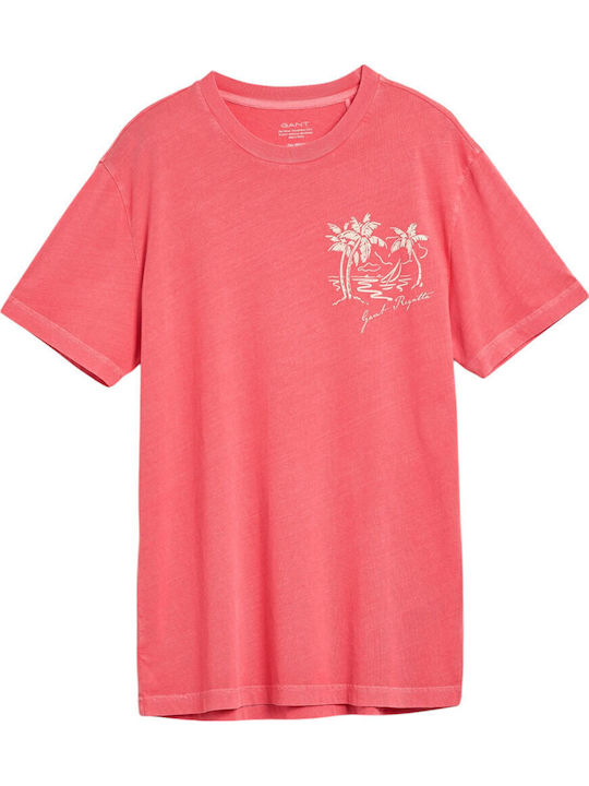 T-shirt Κοραλί