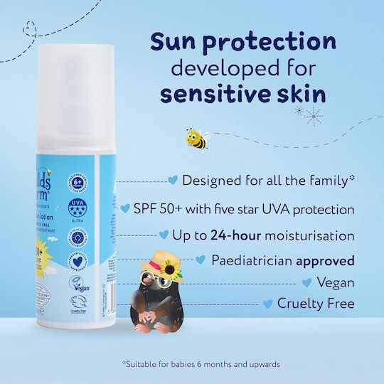 Childs Farm Wasserdicht Kinder Sonnencreme Spray SPF50 100ml