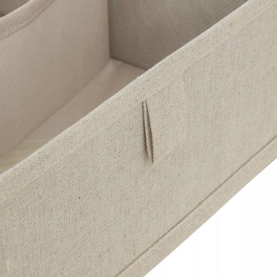5Five Drawer Organizer In Ecru Colour 36x36x10cm 5Five Drawer Organizer In Ecru Colour 36x36x10cm