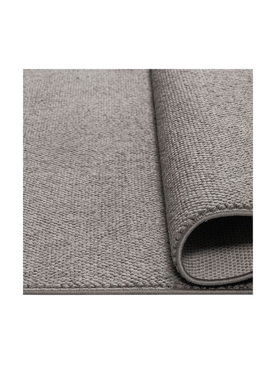 Beauty Home Non-slip Rectangular Gray Rug 67x140cm 9333-67X140