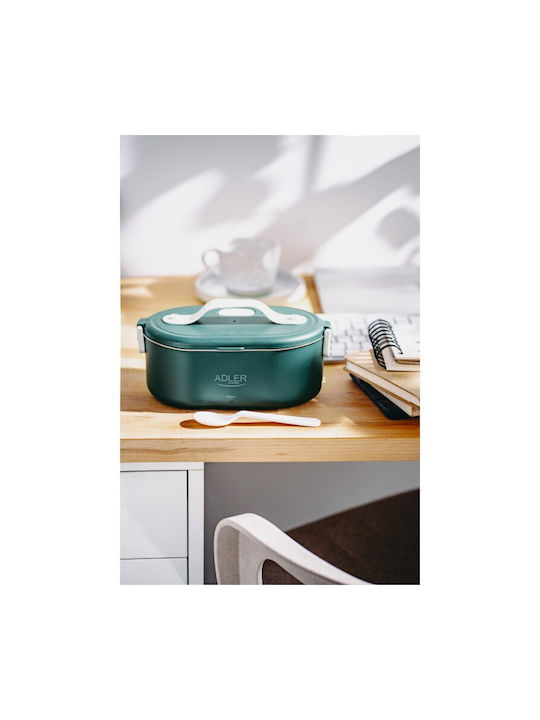 Adler Inox Electric & Thermo Lunch Box Green 800ml